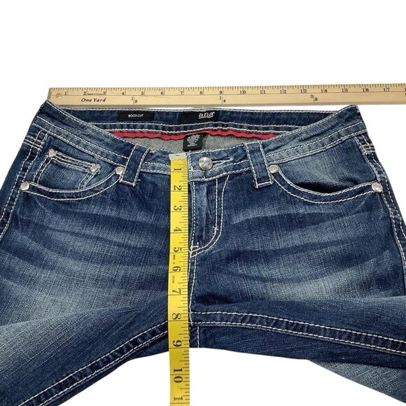 Ana Premium Bootcut Blue Denim Jeans Womens Size 30/10 Blue - Picture 8 of 11